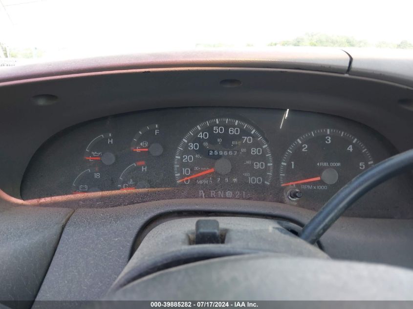 1998 Ford F-150 Lariat/Standard/Xl/Xlt VIN: 1FTZF18W5WKB48288 Lot: 39885282