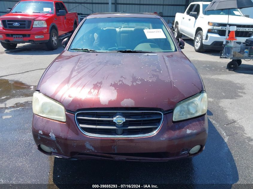 2000 Nissan Maxima Gle/Gxe/Se VIN: JN1CA31D0YT719615 Lot: 39885293