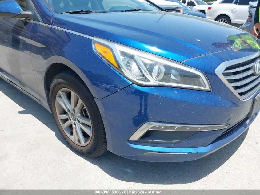 2015 Hyundai Sonata Se VIN: 5NPE24AF2FH184699 Lot: 39885305