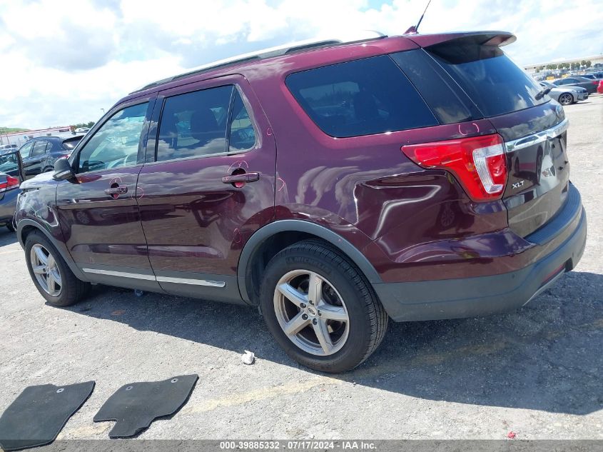 2019 Ford Explorer Xlt VIN: 1FM5K7D84KGB34833 Lot: 39885332