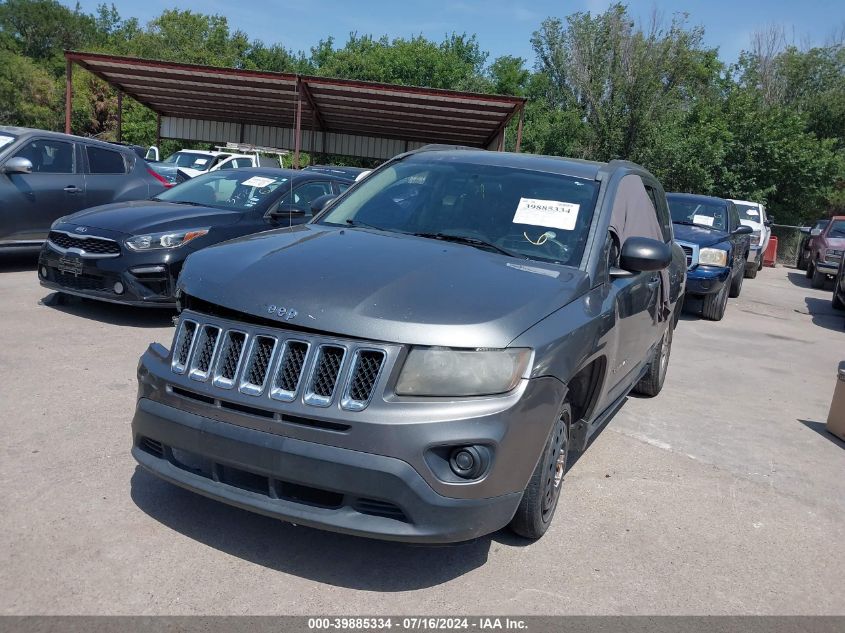 2014 Jeep Compass Sport VIN: 1C4NJCBA9ED593447 Lot: 39885334