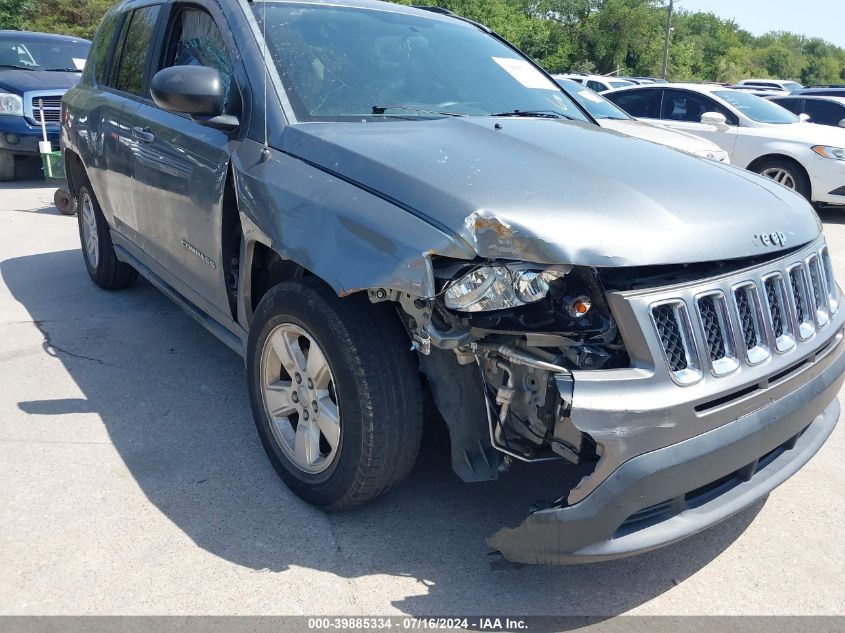 2014 Jeep Compass Sport VIN: 1C4NJCBA9ED593447 Lot: 39885334