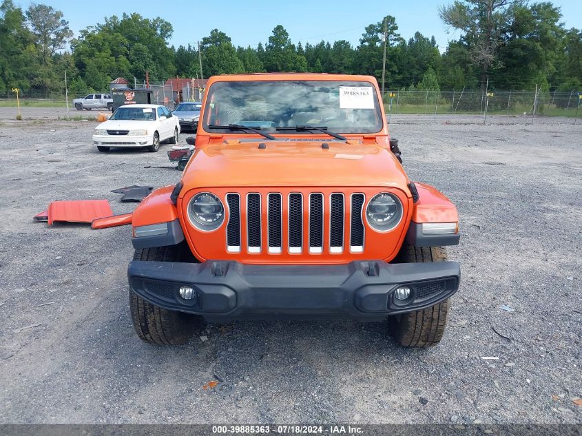 2018 Jeep Wrangler Unlimited Sahara 4X4 VIN: 1C4HJXEG9JW271569 Lot: 39885363