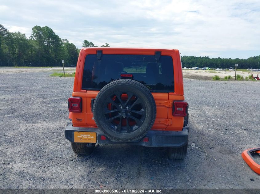 2018 Jeep Wrangler Unlimited Sahara 4X4 VIN: 1C4HJXEG9JW271569 Lot: 39885363