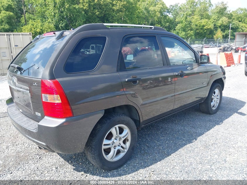2008 Kia Sportage Lx V6 VIN: KNDJE723087454368 Lot: 39885426