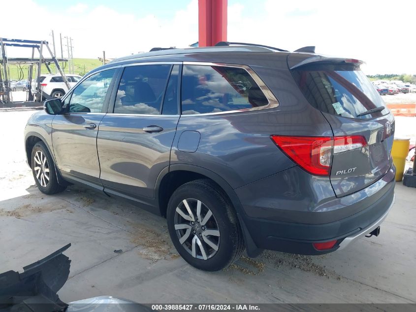 2020 Honda Pilot Awd Ex-L VIN: 5FNYF6H51LB049296 Lot: 39885427