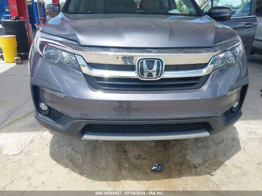 2020 Honda Pilot Awd Ex-L VIN: 5FNYF6H51LB049296 Lot: 39885427