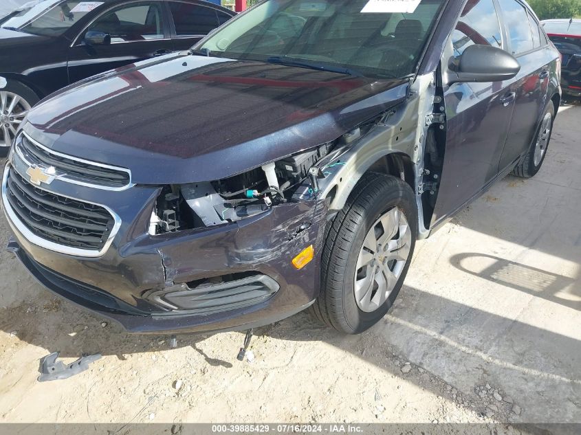 2016 Chevrolet Cruze Limited Ls Auto VIN: 1G1PC5SH7G7219926 Lot: 39885429