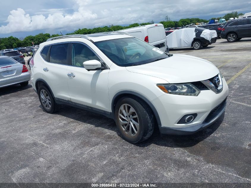 2015 Nissan Rogue Sl VIN: 5N1AT2MT4FC880134 Lot: 39885433