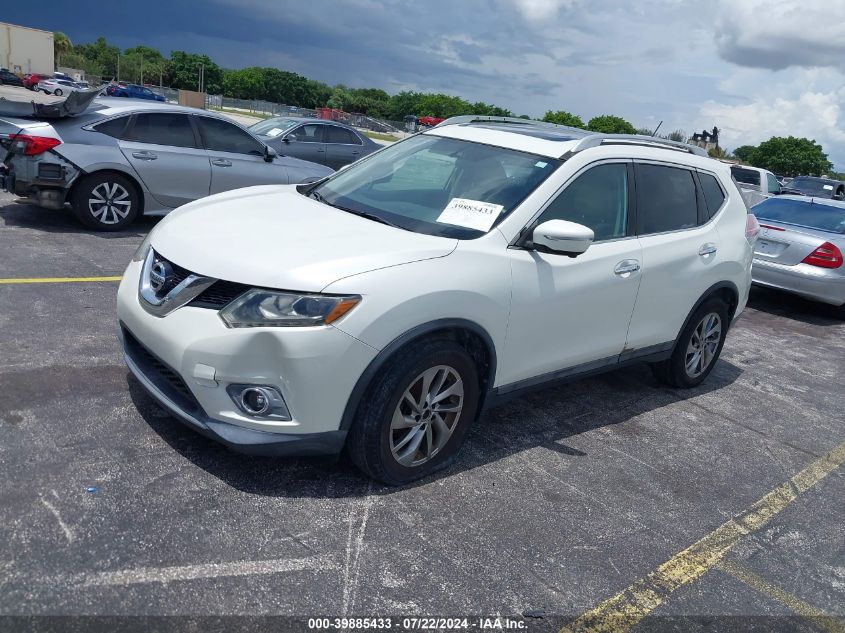 2015 Nissan Rogue Sl VIN: 5N1AT2MT4FC880134 Lot: 39885433