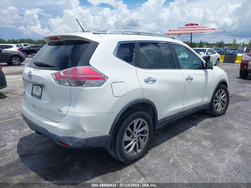 2015 Nissan Rogue Sl VIN: 5N1AT2MT4FC880134 Lot: 39885433