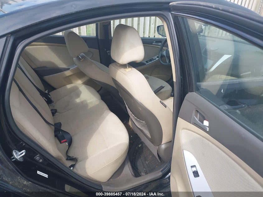 2012 Hyundai Accent Gls VIN: KMHCT4AE6CU167199 Lot: 39885457