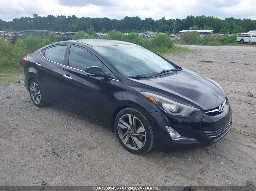 2014 Hyundai Elantra Limited VIN: 5NPDH4AE8EH534790 Lot: 39885459