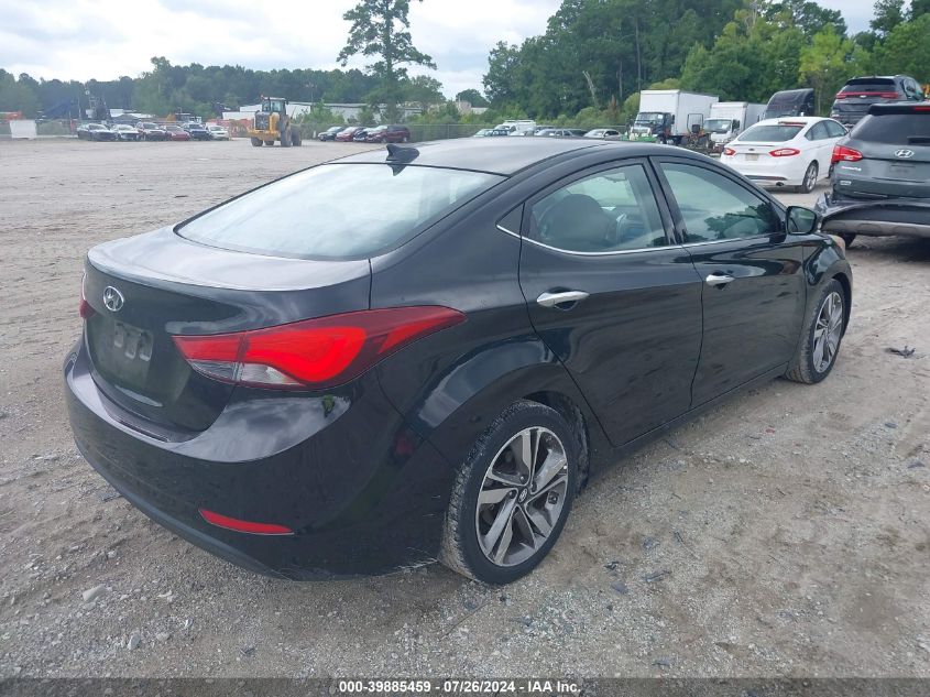 2014 Hyundai Elantra Limited VIN: 5NPDH4AE8EH534790 Lot: 39885459