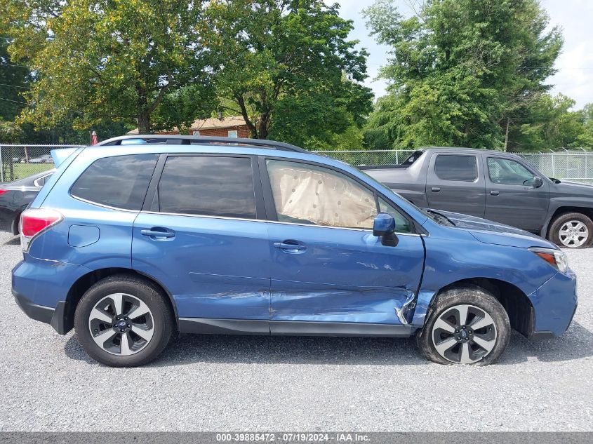 2017 Subaru Forester 2.5I Limited VIN: JF2SJARC2HH528890 Lot: 39885472