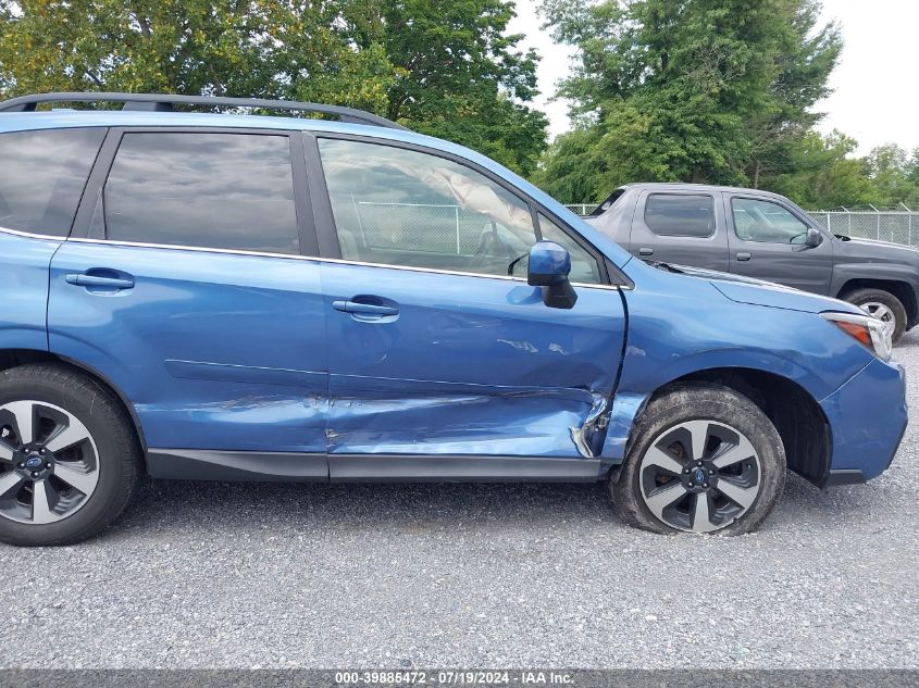 2017 Subaru Forester 2.5I Limited VIN: JF2SJARC2HH528890 Lot: 39885472