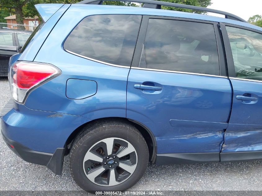 2017 Subaru Forester 2.5I Limited VIN: JF2SJARC2HH528890 Lot: 39885472