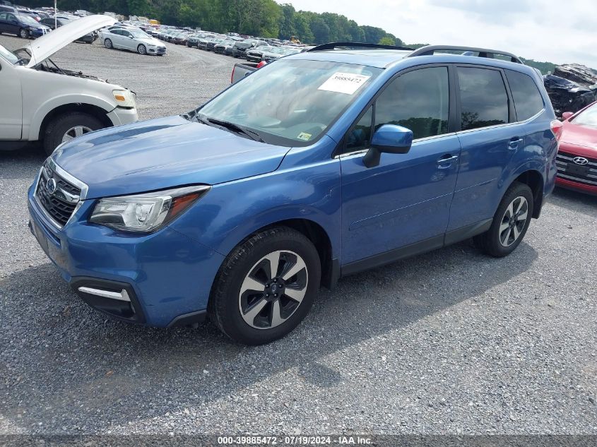 2017 Subaru Forester 2.5I Limited VIN: JF2SJARC2HH528890 Lot: 39885472