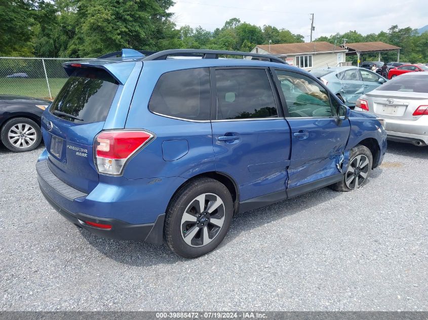 2017 Subaru Forester 2.5I Limited VIN: JF2SJARC2HH528890 Lot: 39885472