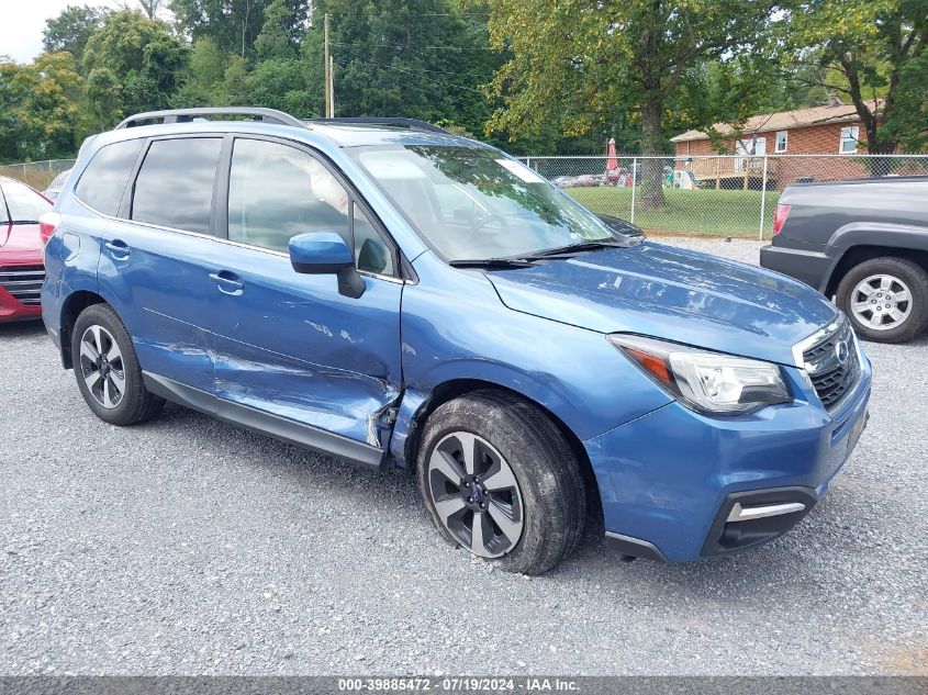 2017 Subaru Forester 2.5I Limited VIN: JF2SJARC2HH528890 Lot: 39885472