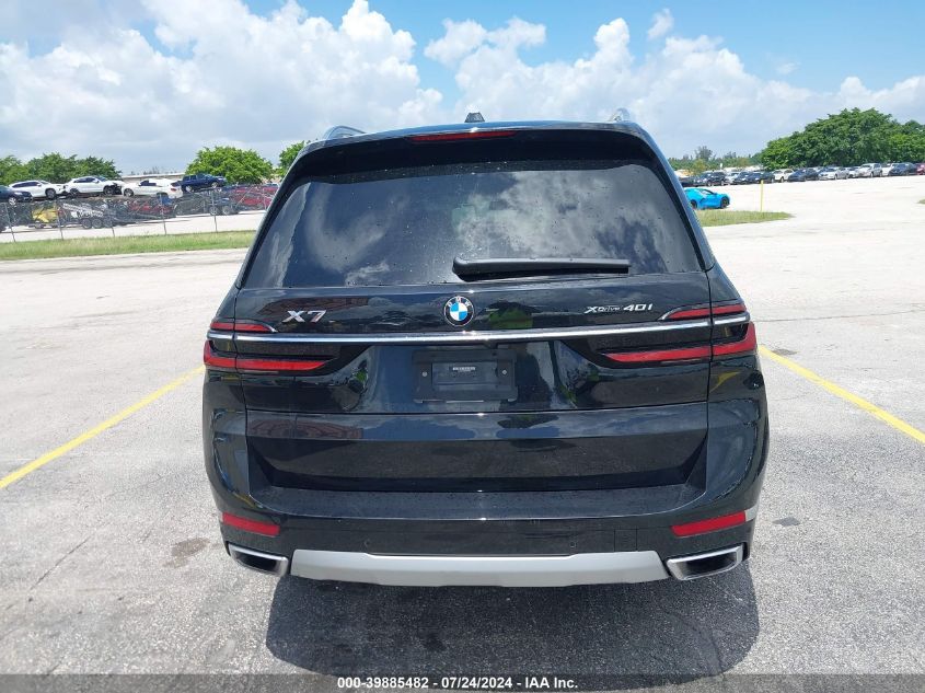 2023 BMW X7 xDrive40I VIN: 5UX23EM00P9P67309 Lot: 39885482