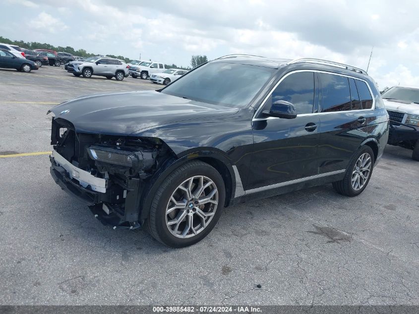 2023 BMW X7 xDrive40I VIN: 5UX23EM00P9P67309 Lot: 39885482