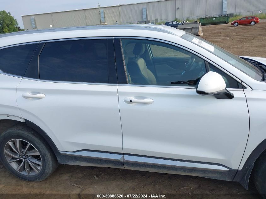 2020 Hyundai Santa Fe Sel VIN: 5NMS3CAD8LH290155 Lot: 39885520