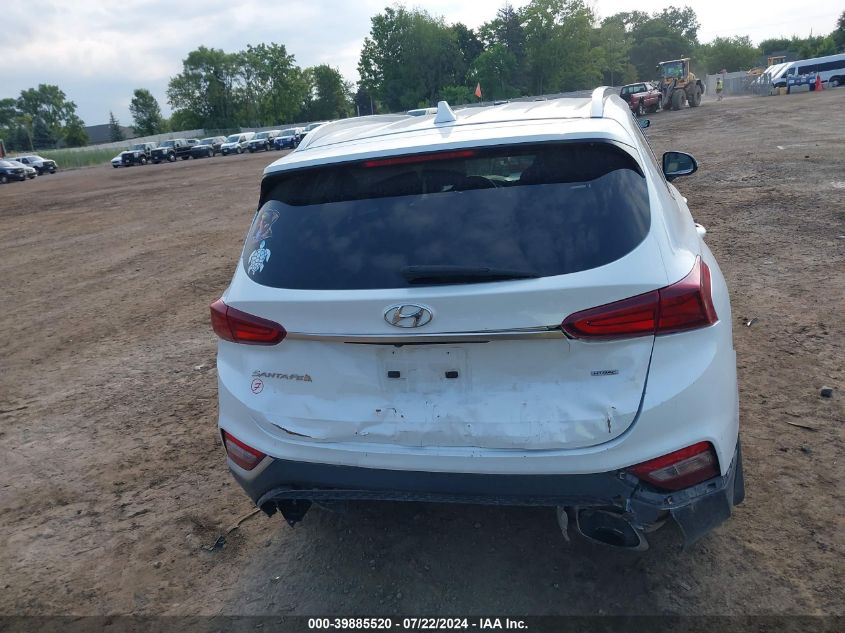 2020 Hyundai Santa Fe Sel VIN: 5NMS3CAD8LH290155 Lot: 39885520