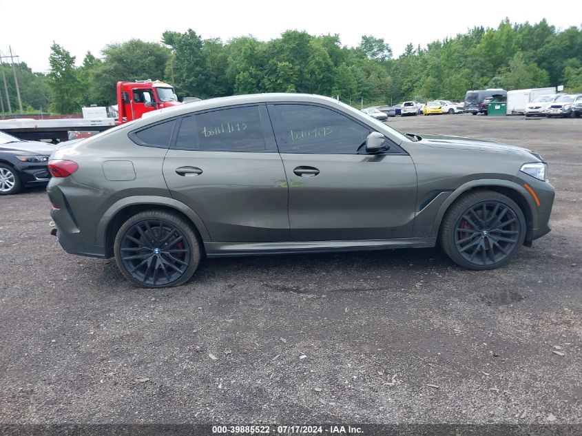 5UXCY8C03M9D80163 2021 BMW X6 M50I