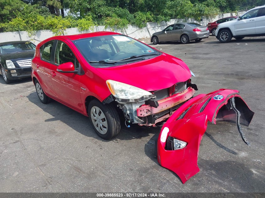 2012 Toyota Prius C Two VIN: JTDKDTB30C1514998 Lot: 39885523