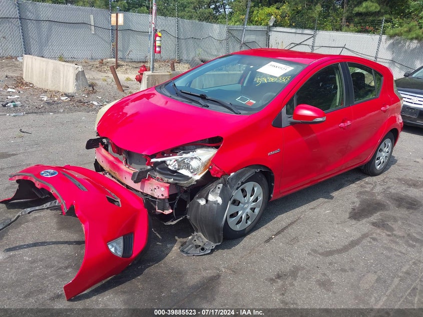 2012 Toyota Prius C Two VIN: JTDKDTB30C1514998 Lot: 39885523