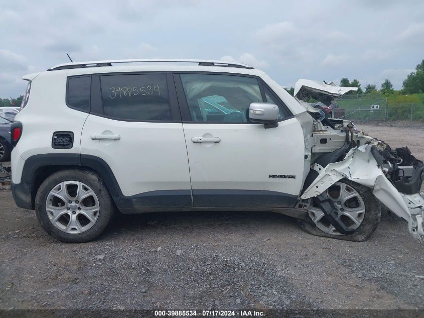 2015 Jeep Renegade Limited VIN: ZACCJBDT6FPC50369 Lot: 39885534