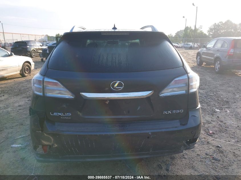 2010 Lexus Rx 350 VIN: 2T2ZK1BA6AC016817 Lot: 39885537