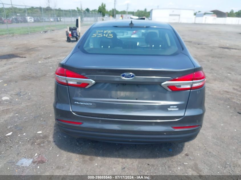 2020 Ford Fusion Hybrid Se VIN: 3FA6P0LU4LR144200 Lot: 39885545