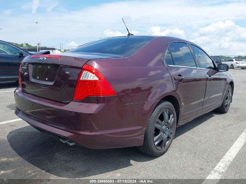 2011 Ford Fusion Se VIN: 3FAHP0HAXBR207421 Lot: 39885593