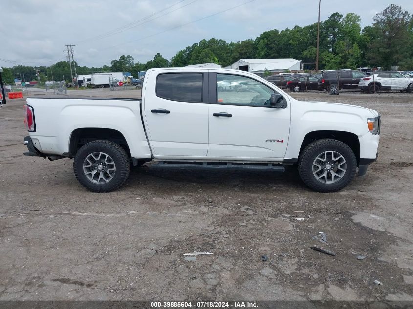 2022 GMC Canyon 4Wd Short Box At4 - Leather VIN: 1GTG6FEN6N1277872 Lot: 39885604