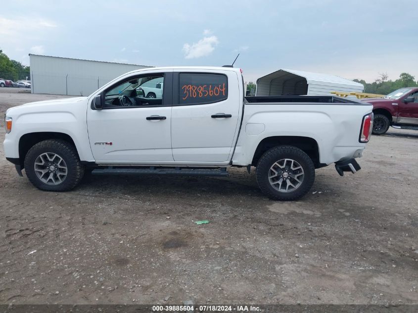 2022 GMC Canyon 4Wd Short Box At4 - Leather VIN: 1GTG6FEN6N1277872 Lot: 39885604