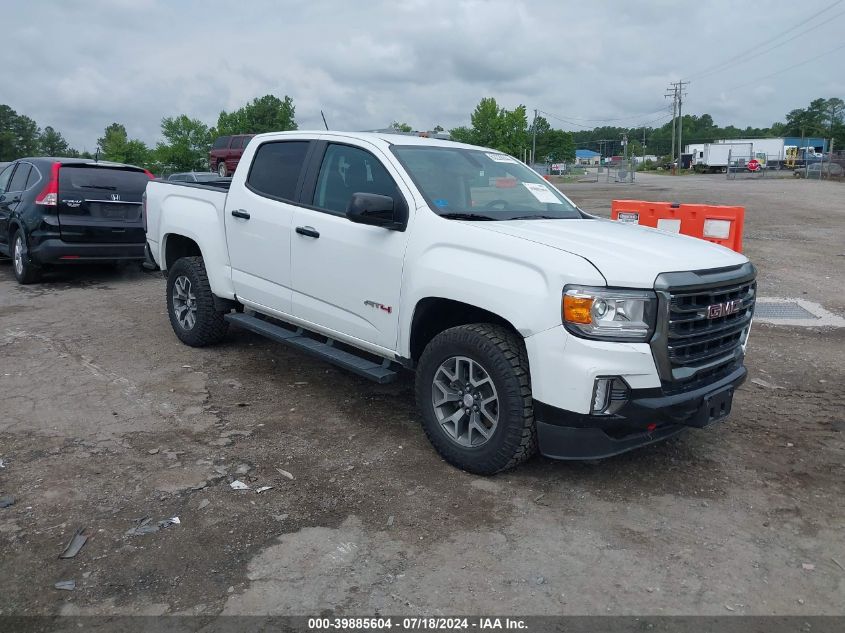 2022 GMC Canyon 4Wd Short Box At4 - Leather VIN: 1GTG6FEN6N1277872 Lot: 39885604