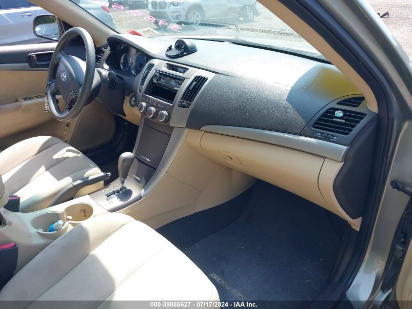 5NPET4AC8AH625148 2010 Hyundai Sonata Gls