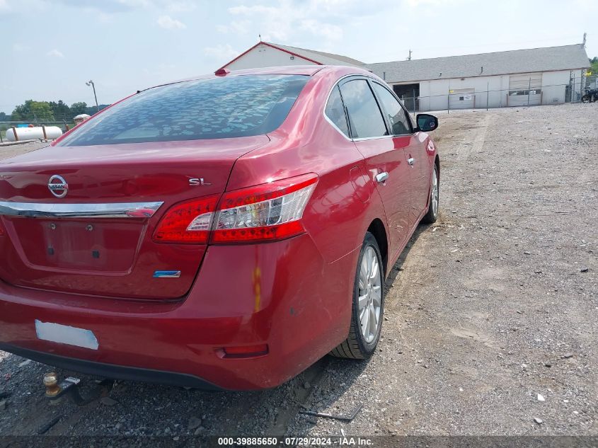 2013 Nissan Sentra Sl VIN: 3N1AB7AP3DL618265 Lot: 39885650