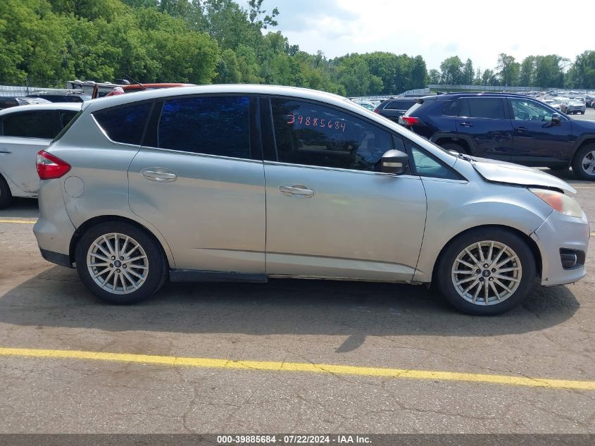 2013 Ford C-Max Hybrid Sel VIN: 1FADP5BU2DL530202 Lot: 39885684