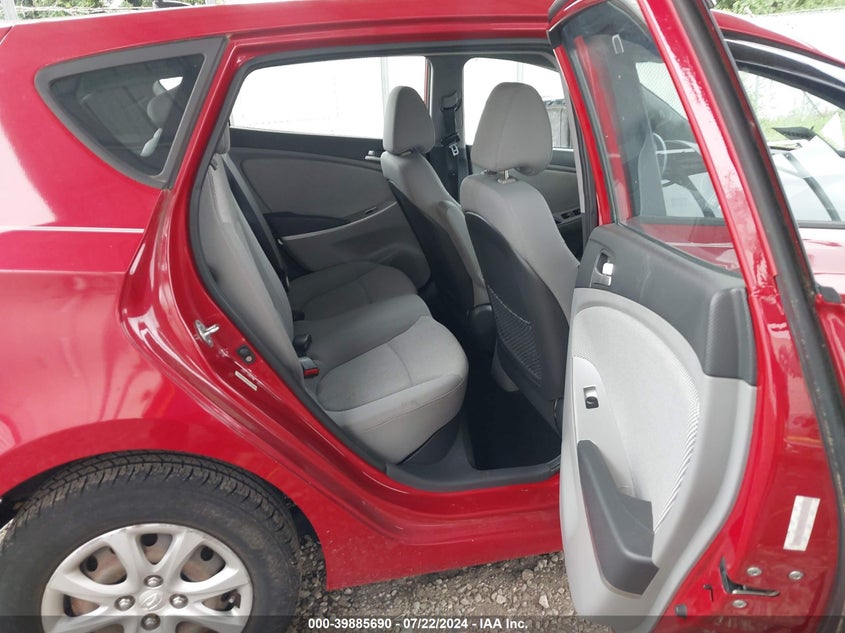 2012 Hyundai Accent Gs VIN: KMHCT5AE0CU017255 Lot: 39885690