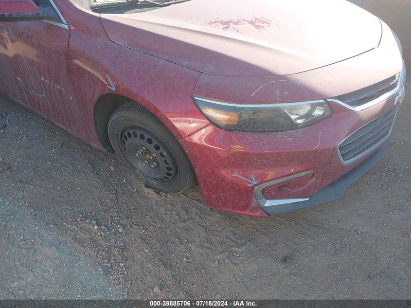 2017 Chevrolet Malibu 1Lt VIN: 1G1ZE5STXHF236539 Lot: 39885706