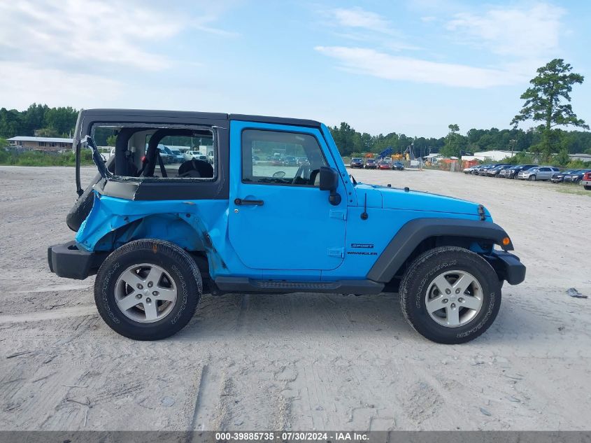 2017 Jeep Wrangler Sport 4X4 VIN: 1C4AJWAG3HL578412 Lot: 39885735