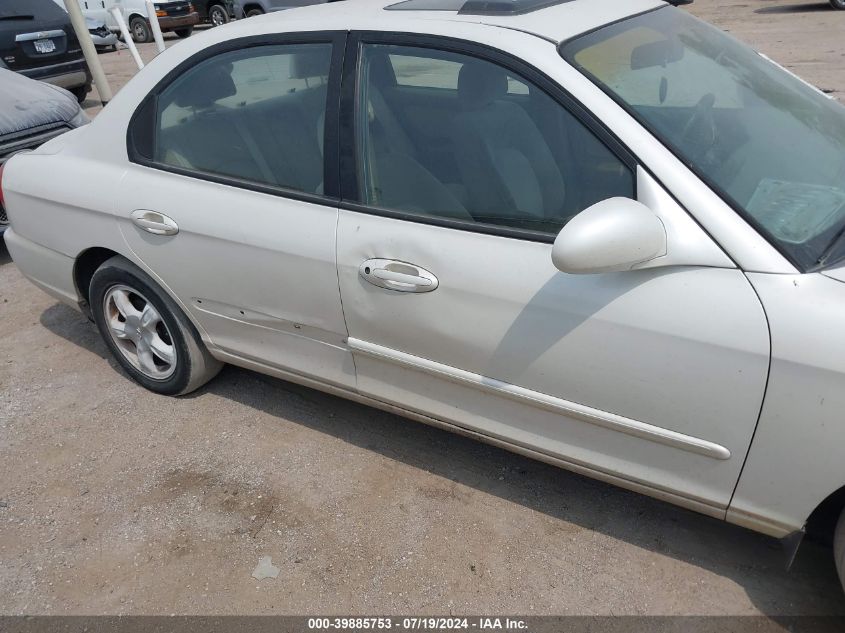 2001 Hyundai Sonata VIN: KMHWF25S61A413644 Lot: 39885753