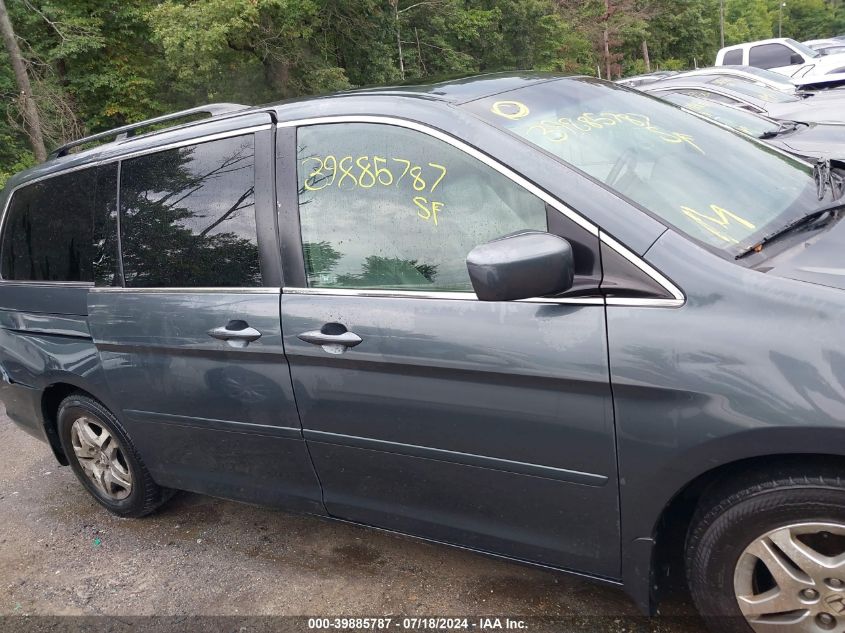 2006 Honda Odyssey Ex-L VIN: 5FNRL38676B409826 Lot: 39885787