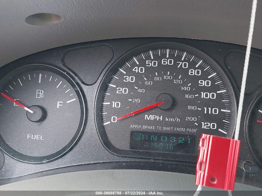 2003 Chevrolet Impala VIN: 2G1WF52E139104188 Lot: 39885788