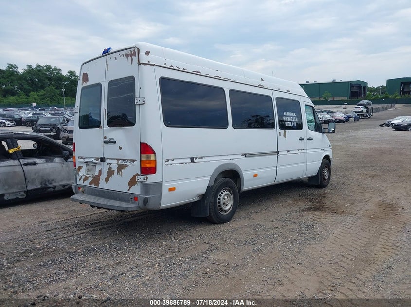 2004 Dodge Sprinter Wagon 2500 High Roof VIN: WD5PD744145650751 Lot: 39885789