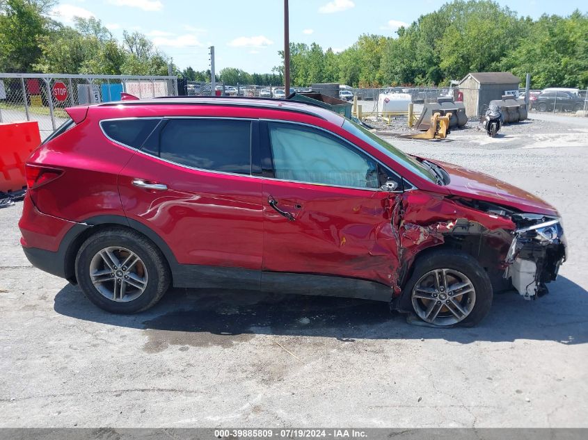 2017 Hyundai Santa Fe Sport 2.4L VIN: 5XYZUDLB4HG498158 Lot: 39885809