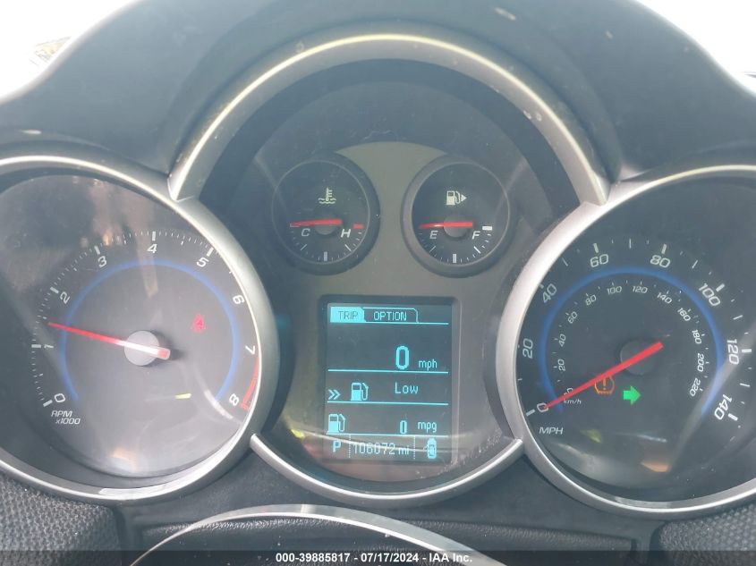 2016 Chevrolet Cruze Limited 1Lt Auto VIN: 1G1PE5SB6G7172314 Lot: 39885817